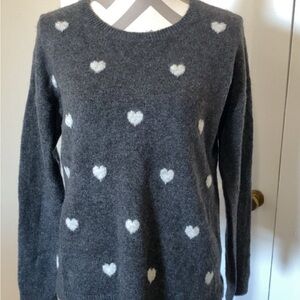 Cynthia Rowley heart sweater